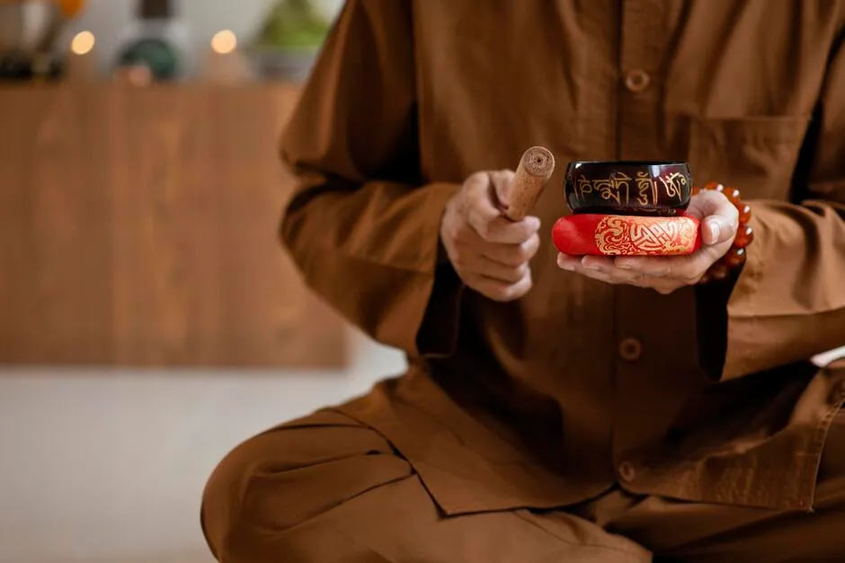 Медитация с поющей чашей