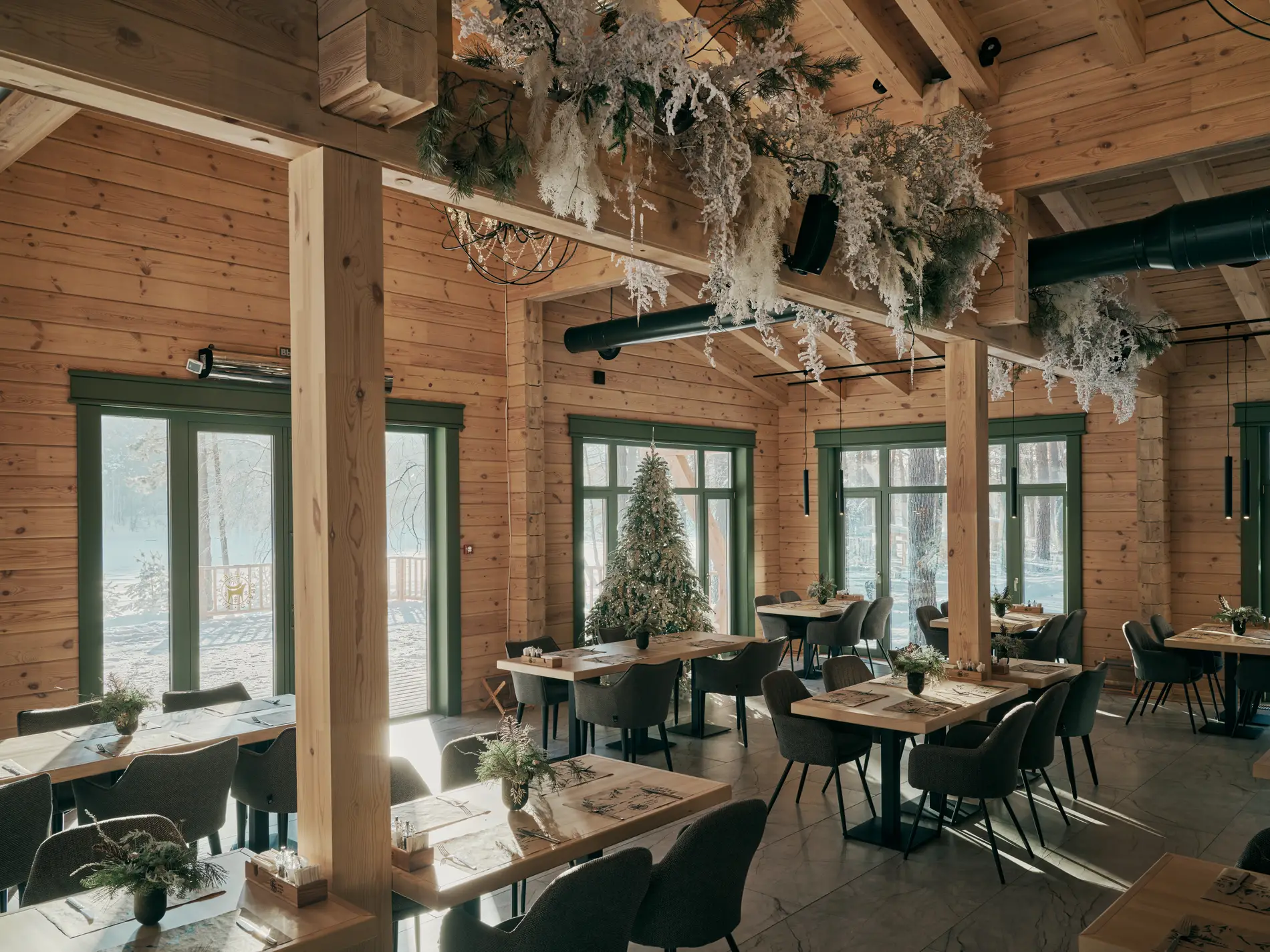 Новый год в ресторане «Сосны»